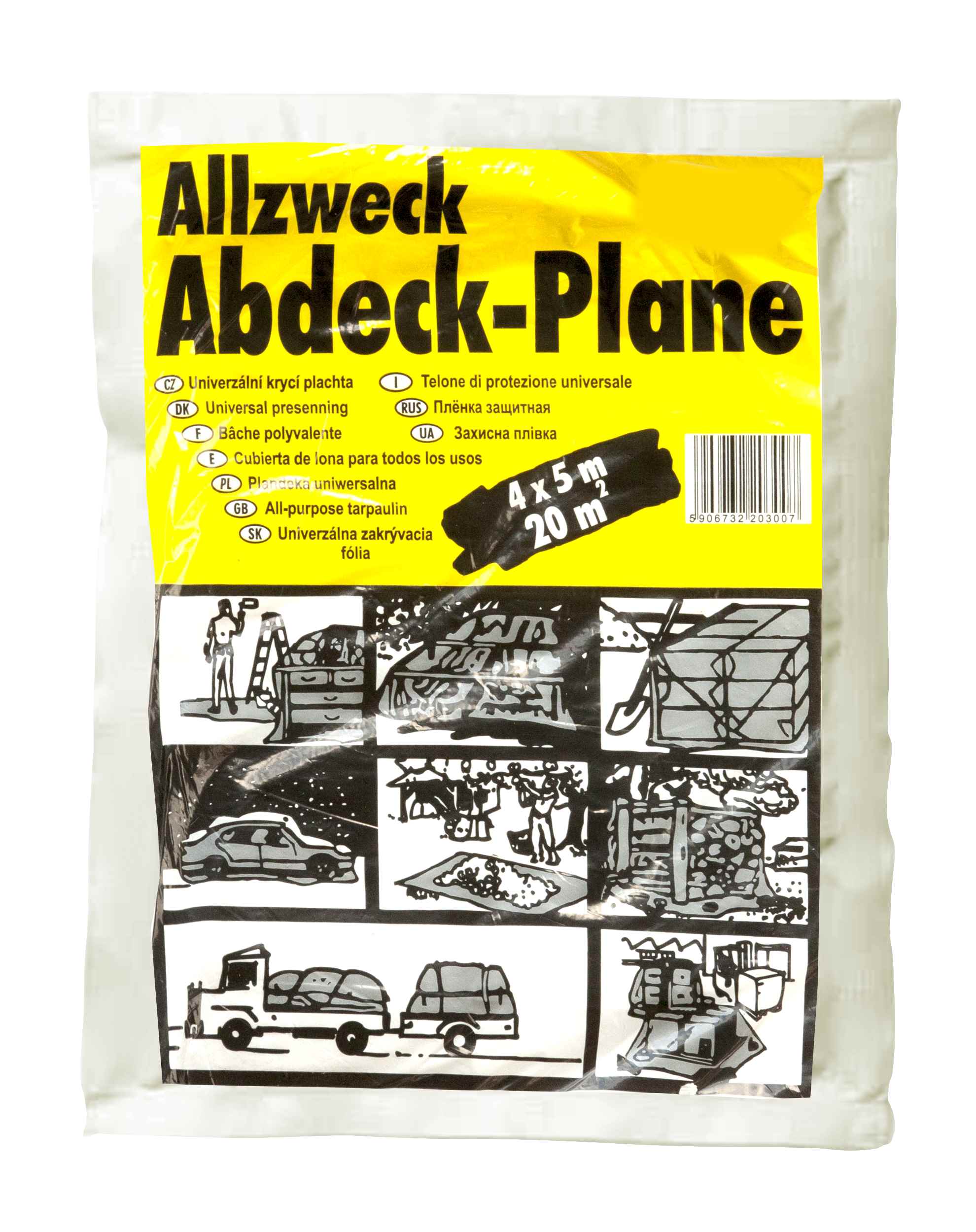 Folija zaštitna 4x5m